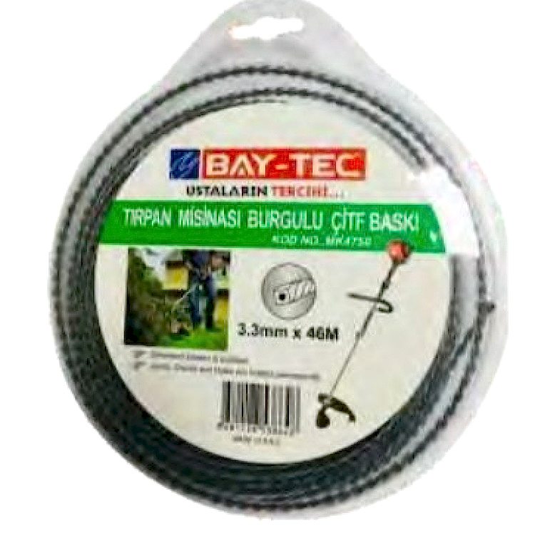 TIRPAN MİSİNASI BURGULU ÇİFT BASKI 3,3*46 MT