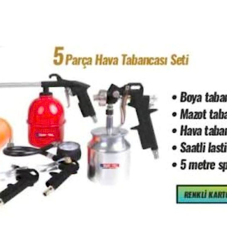 BOYA VE HAVA TABANCASI 5 PÇS MK1304