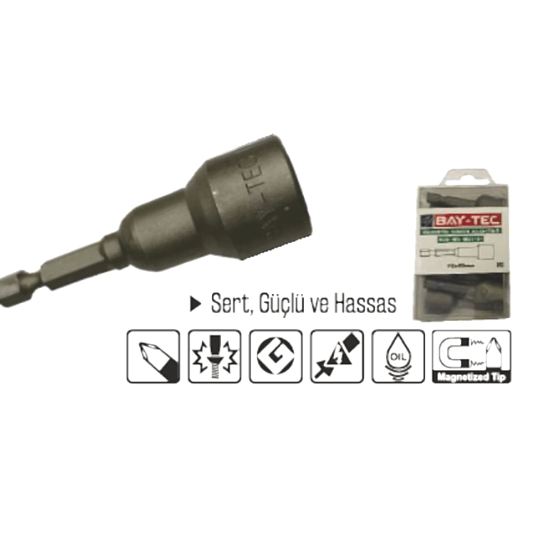 MANYETİK SOMUN ADAPTÖRÜ BAYTEC 8*65 MM