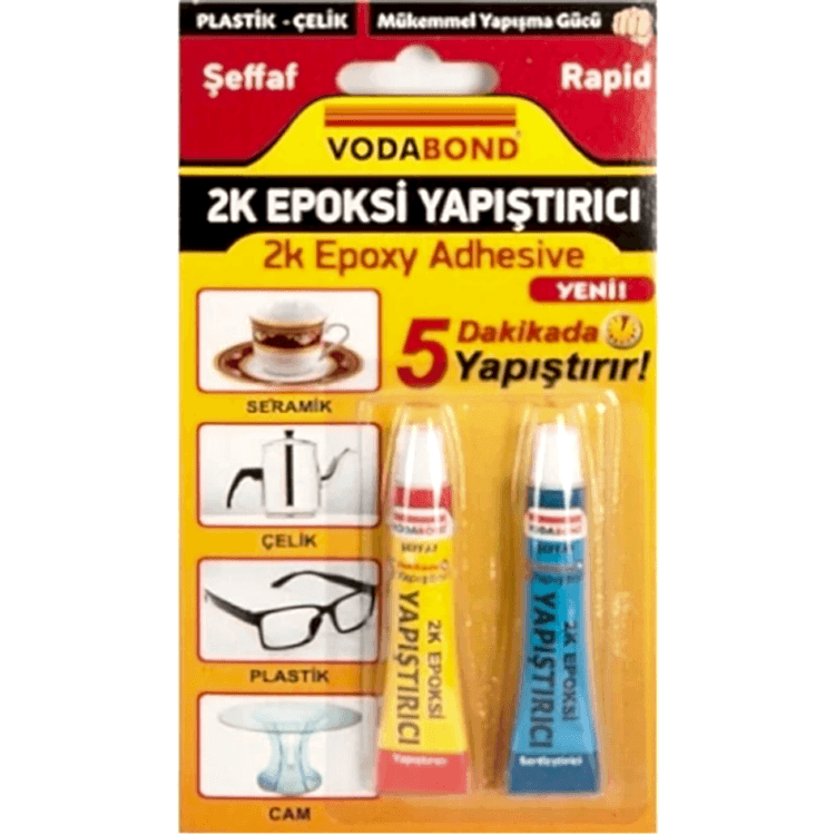 2 K RAPİD EPOKSİ -15 GR+15 GR ŞEFFAF
