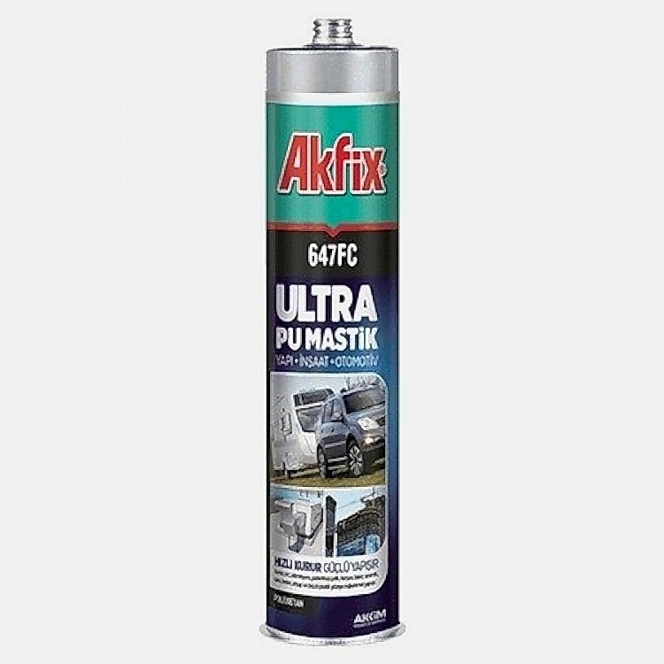 PU MASTİK OTOMOTİV- YAPI - GRİ 280 ML AKFİX P647